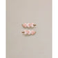 Velvet Heart Clips | Pink