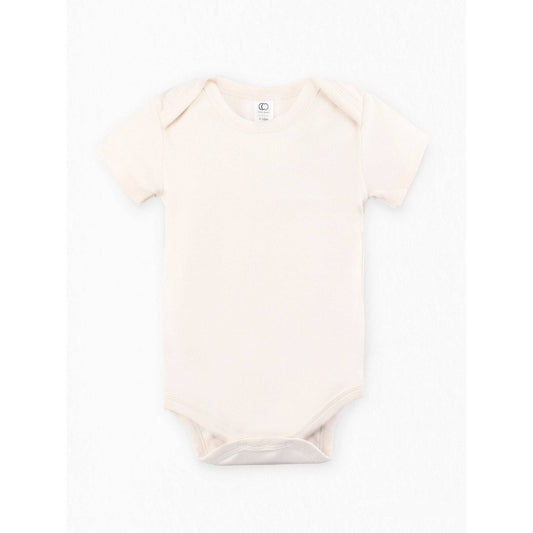 Classic Short Sleeve Bodysuit: Natural