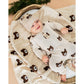 Brown Bear - Organic Cotton Jacquard Knit Baby Blanket: Oatmeal Heather