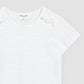 Off-White Textured Slub Jersey T-Shirt