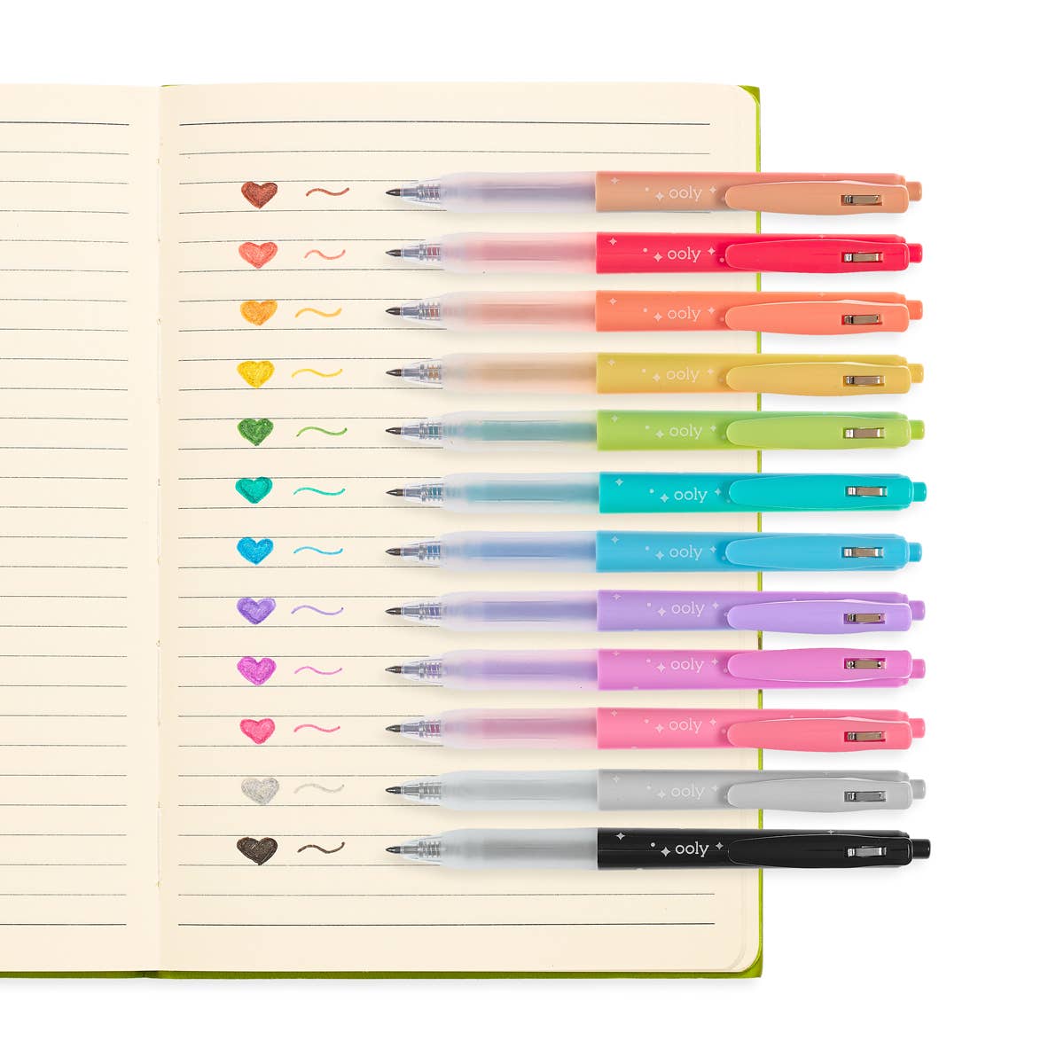 OOLY - Oh My Glitter!: Retractable Glitter Ink Gel Pens