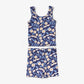 Active Tank Top + Biker Short - Daisy | Bluejay