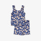 Active Tank Top + Biker Short - Daisy | Bluejay