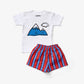 Trail Short - Multi Stripe | Candy Apple