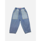 Medium Wash | A pair of kids' jeans in mid denim with pale denim pockets