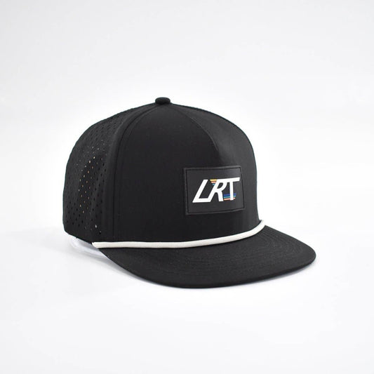 Kids Waterproof Snapback: Black/White