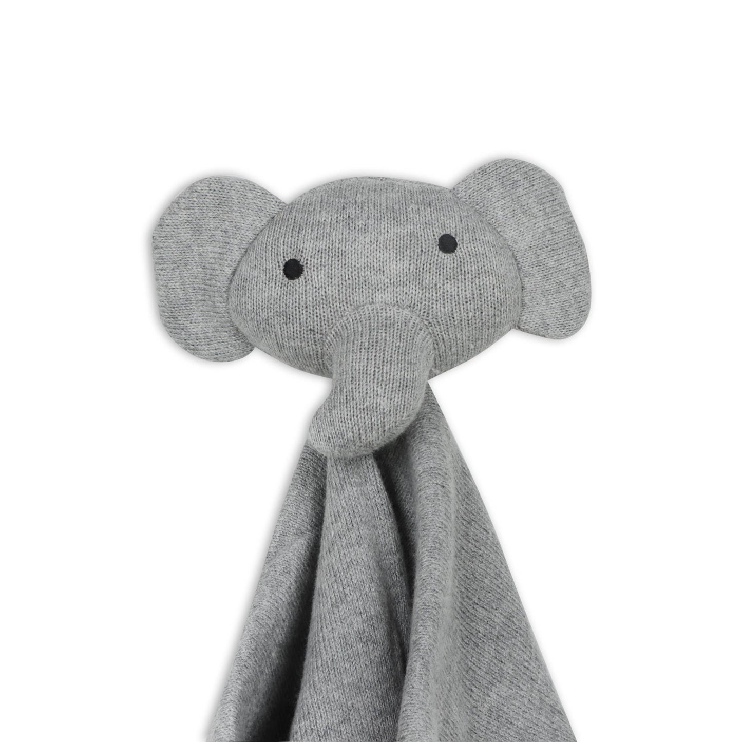 Elephant - Organic Baby Lovey Security Blanket Cuddle Cloth: Natural