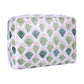 PVC Mahjong Bag Cosmetic Bag, Travel Toiletries Storage Bag: Scallop / L