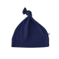 Baby Knot Hat - Navy Blue Rib / OS