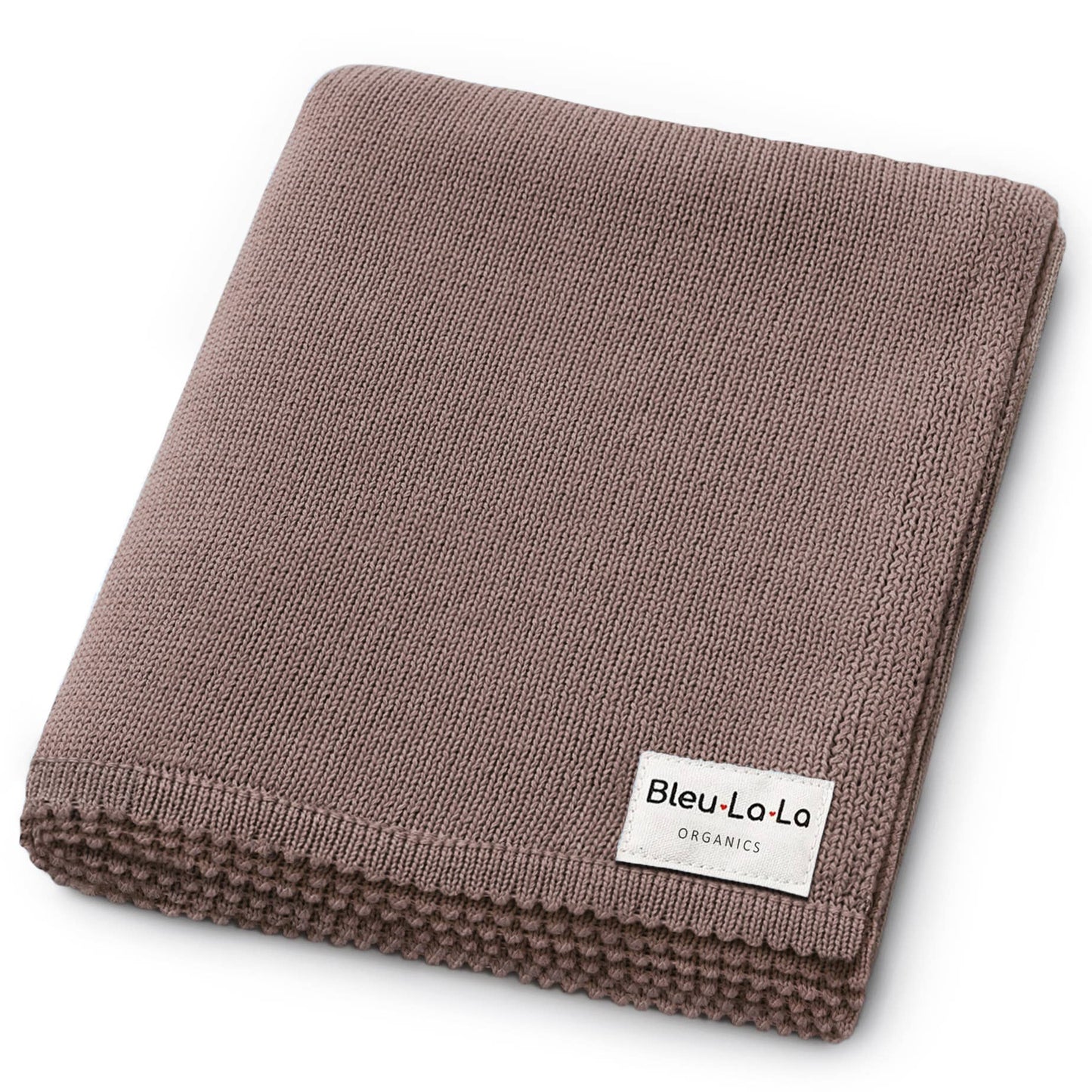 Bleu La La - 100% Organic Luxe Baby Blanket  : Oatmeal