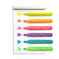 OOLY - Heart Pops: Neon Highlighters