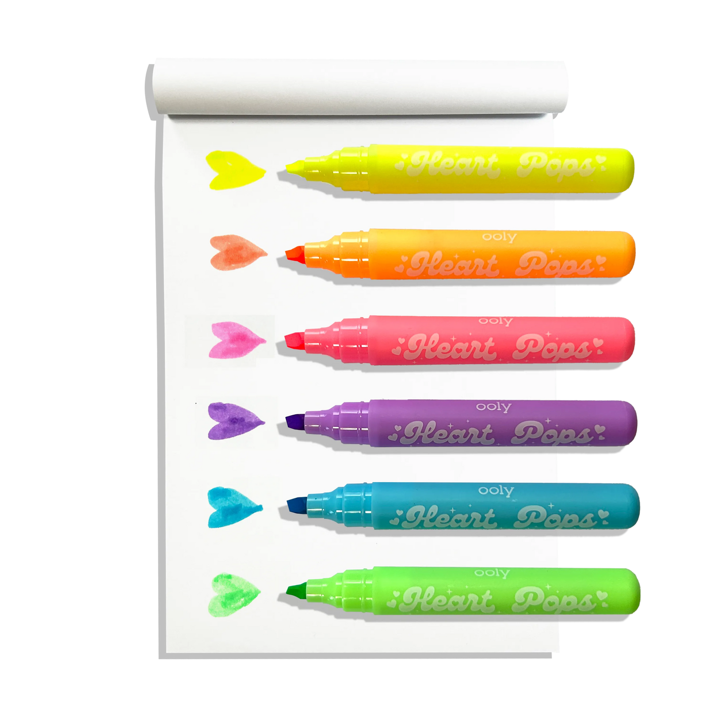 OOLY - Heart Pops: Neon Highlighters