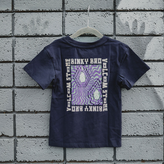 Graphic T-Shirt BNKY x VOLCOM Wavey: Navy Blue