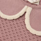 Pointelle Collared Top Rosewood - Rylee + Cru | Kids Clothes | Trendy Baby Clothes | Modern Infant Outfits |