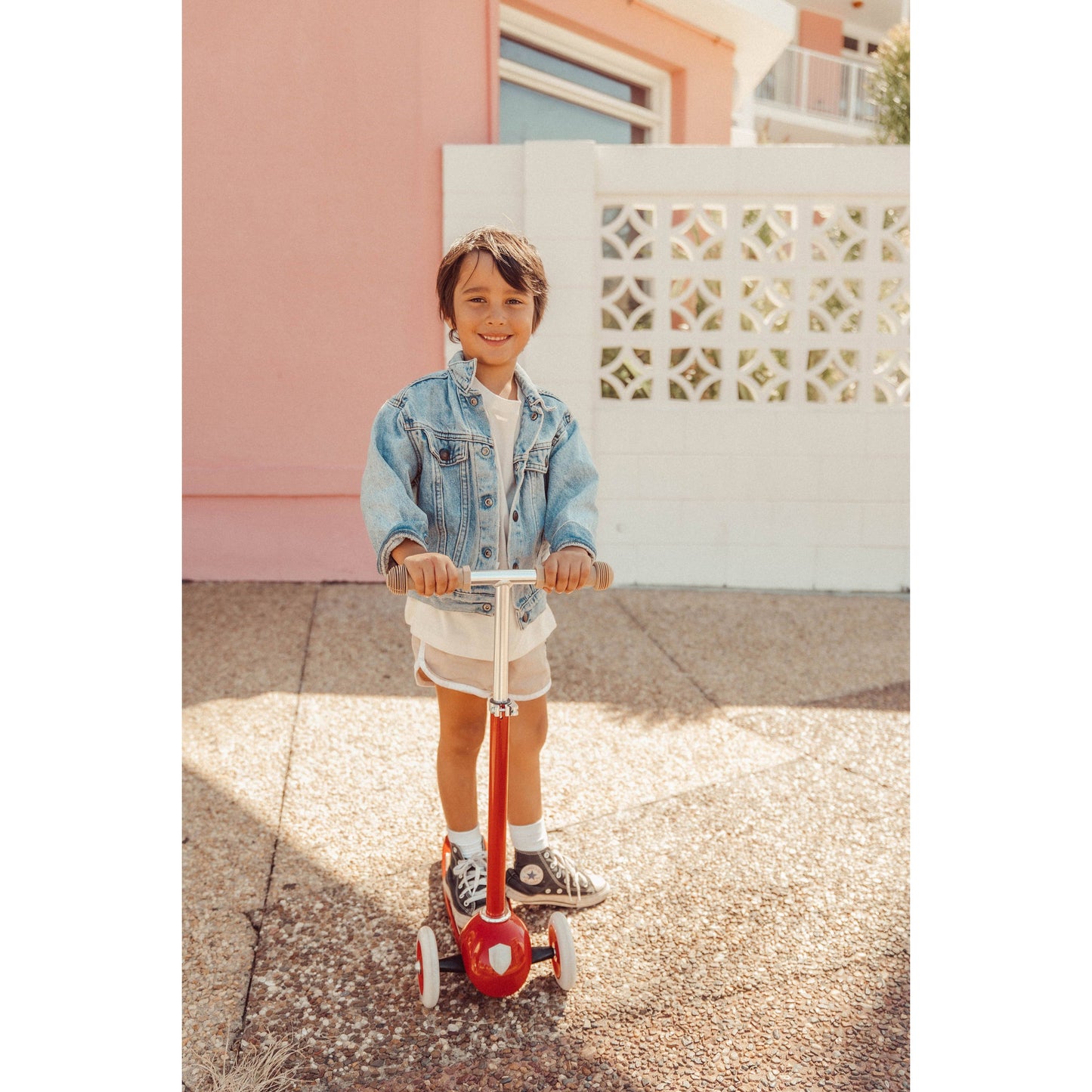 Banwood Inc - BANWOOD 3-WHEEL SCOOTER VINTAGE - RED