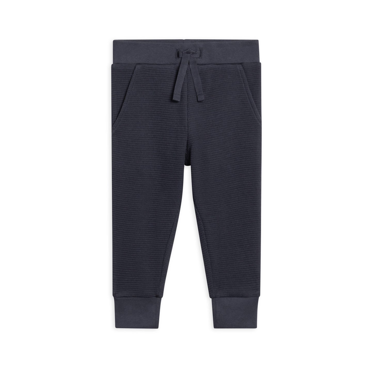Nelson Waffle Knit Jogger: Navy