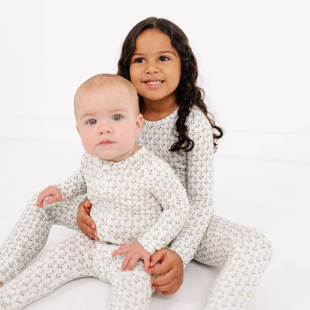 Lavender Lane Bamboo Kids Pajama Set