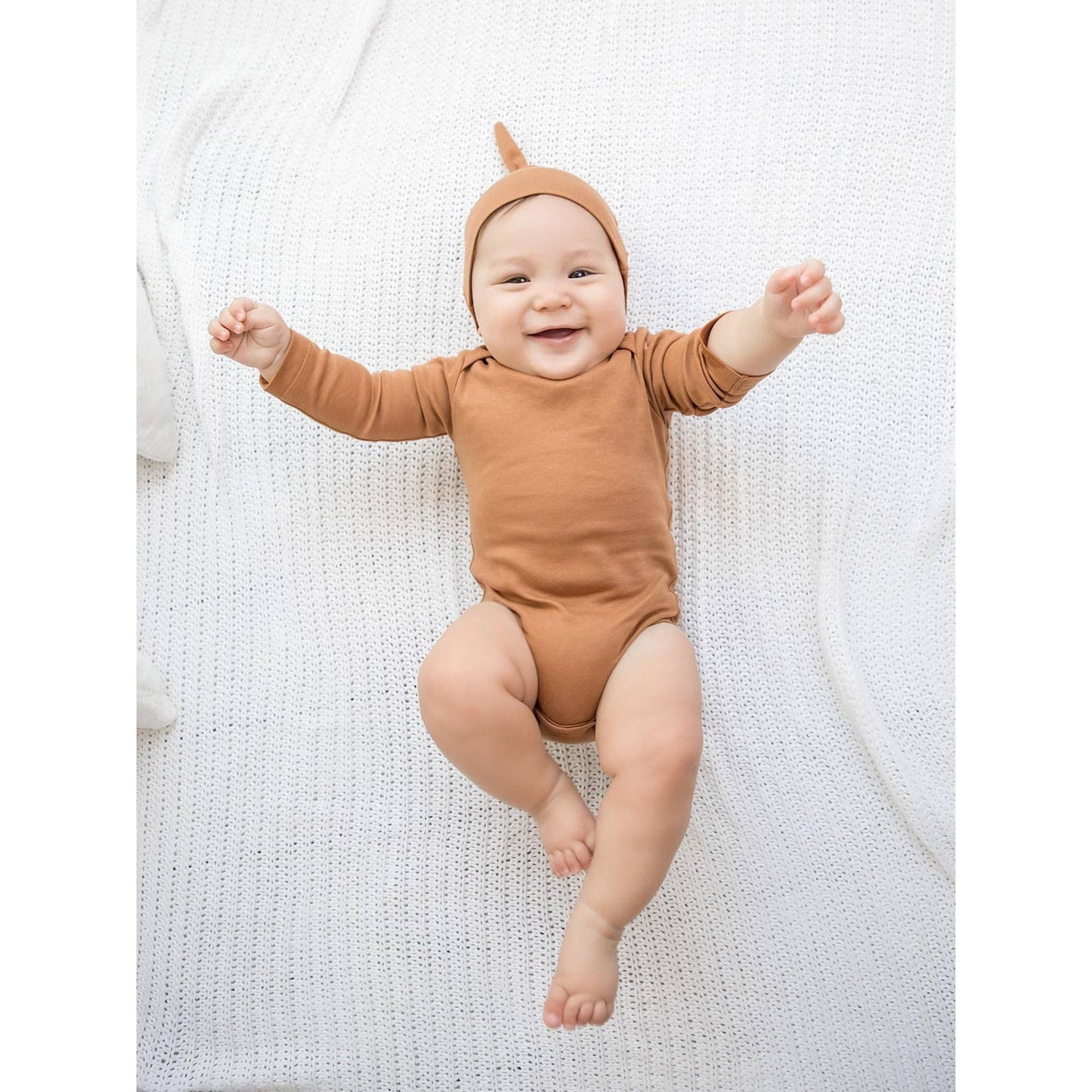 Classic Long Sleeve Bodysuit: White