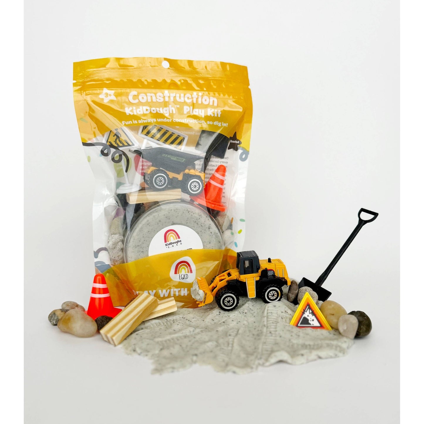 Construction (Cookies & Cream) KidDough Play Kit