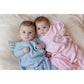 Bleu La La - NEW! 100% Luxury Organic Cotton Ribbed Baby Swaddle Blanket: Bubblegum