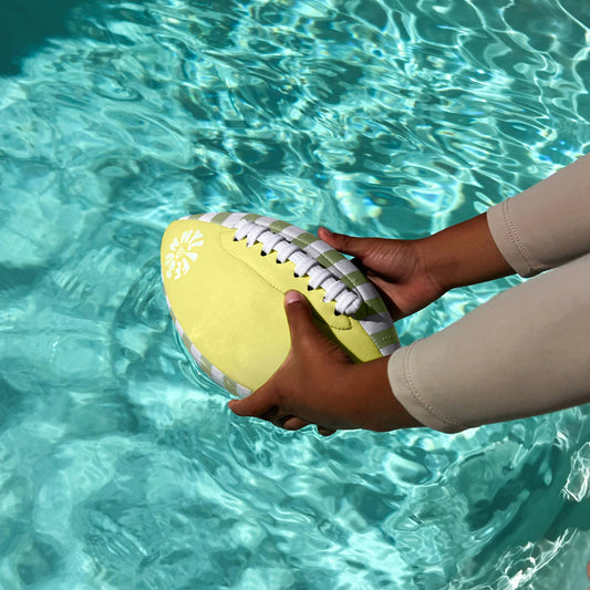Neoprene Football Tides Out Citrus