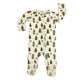 Bamboo Zipper Footie - Winter Fawn