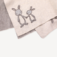Bunny Mommy & Me Baby Knit Blanket & Lovey Gift SET: Natural / OS