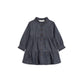 Tula Chambray Ruffle Shirt Dress: Chambray