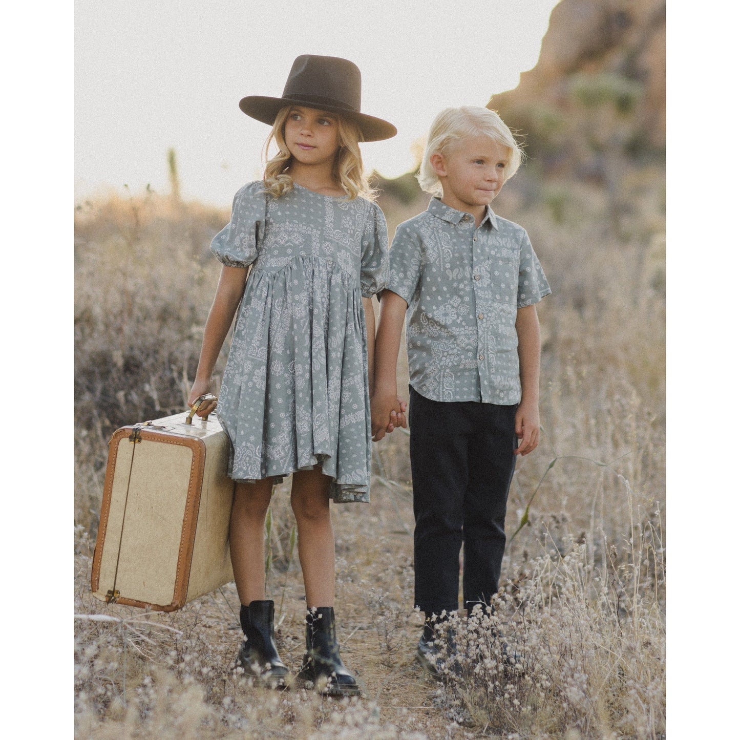 Rose Dress || Laurel Bandana