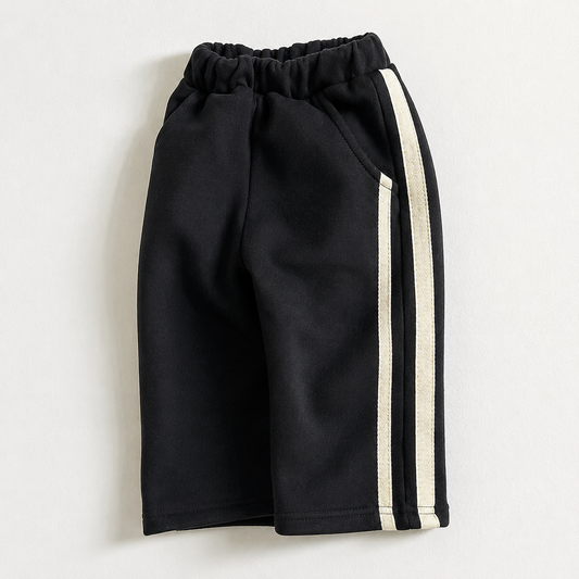 Black Double Stripe Pants