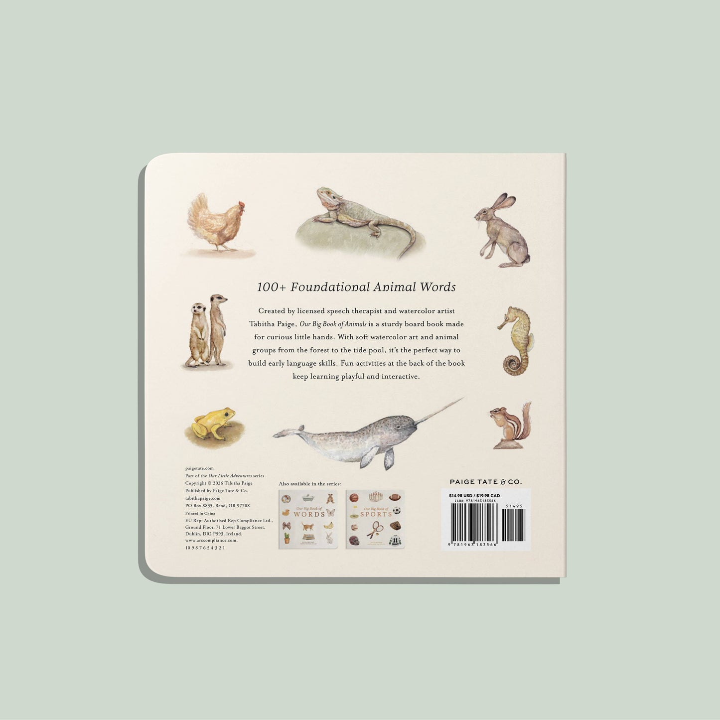Paige Tate & Co. - Our Big Book of Animals (Baby Board Book)