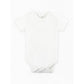 Classic Short Sleeve Bodysuit: White