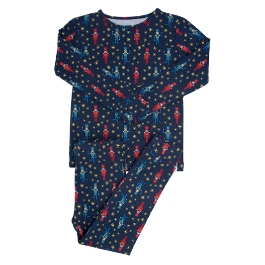 Big Kid Pajama - Nutcracker Navy