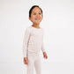 Oatmeal Stripe Bamboo Kids Pajama Set