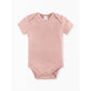 Classic Short Sleeve Bodysuit: White