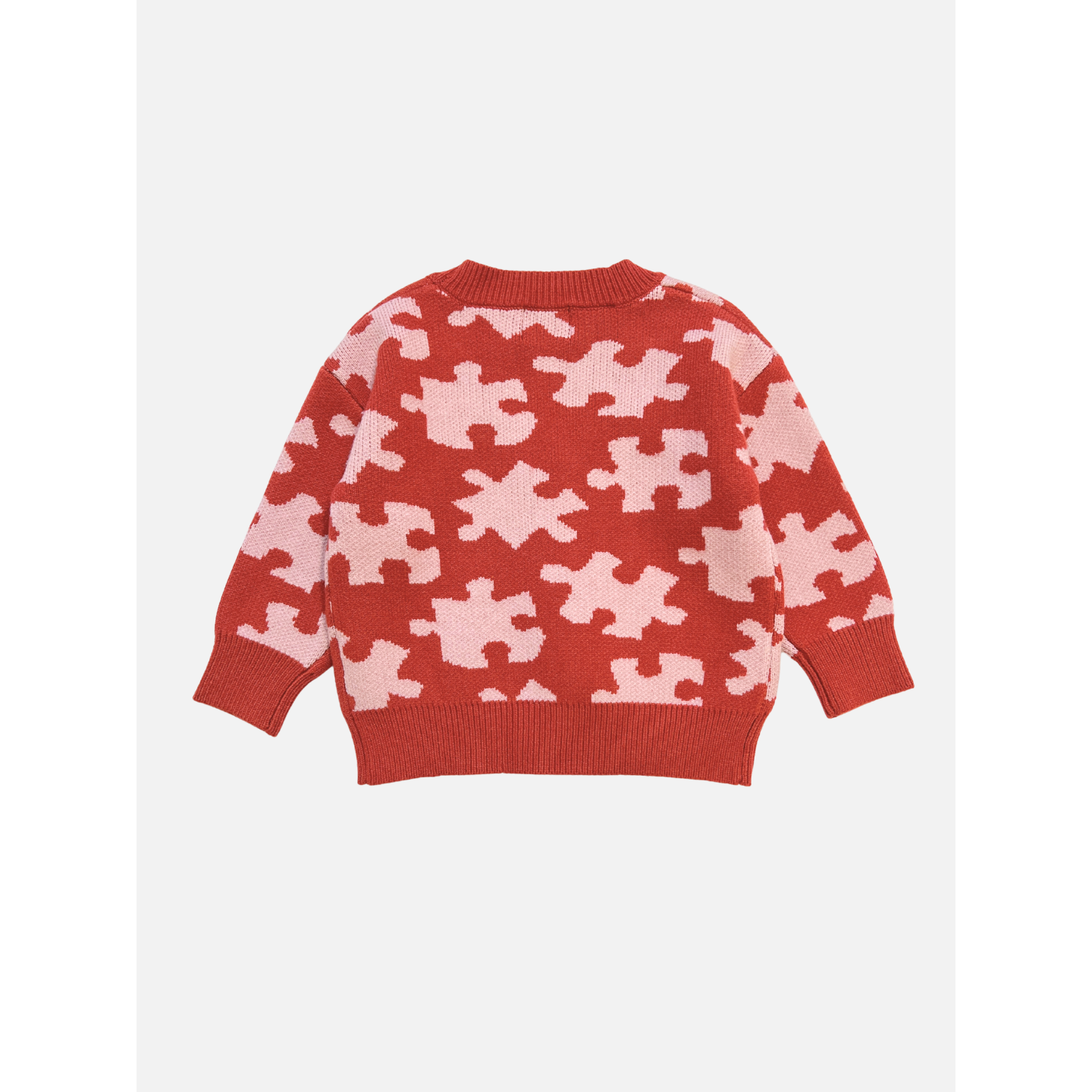 PUZZLE CARDIGAN: Green