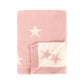 Stars Reversible Sweater Knit Baby Blankets Organic Cotton: Grey Heather