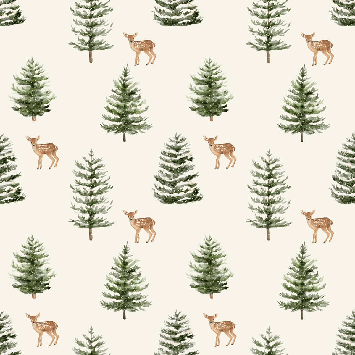 Bamboo Zipper Footie - Winter Fawn