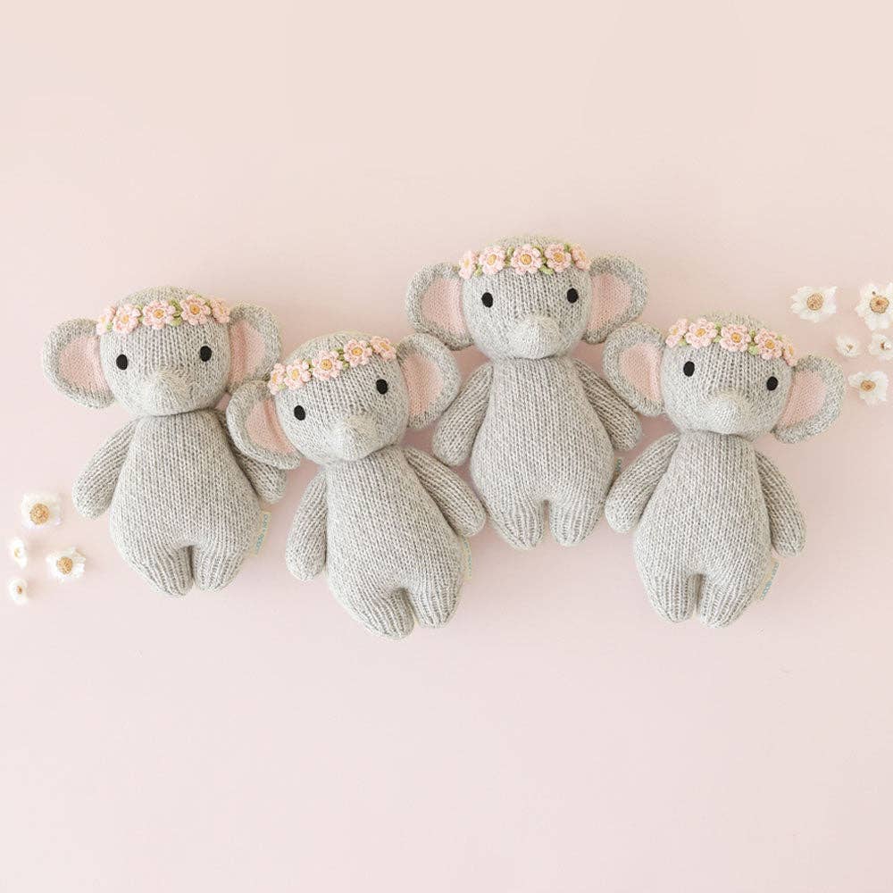 cuddle+kind - Baby elephant (blush floral), gives 5 meals