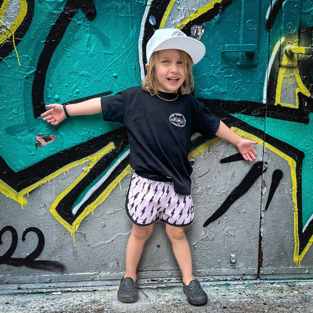 The Surf Team Tee: Black