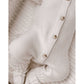 Classic Purl Knit Jumpsuit - White