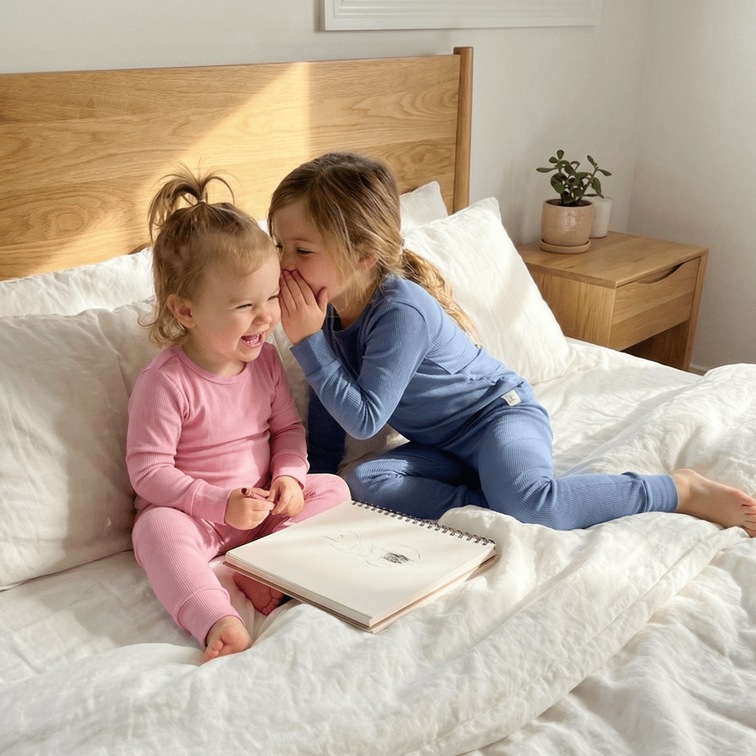 Big Kid Pajama Set Cashmere Rose Rib