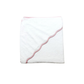 Terry Tots - Hooded Towel - Pink Stripe Trim