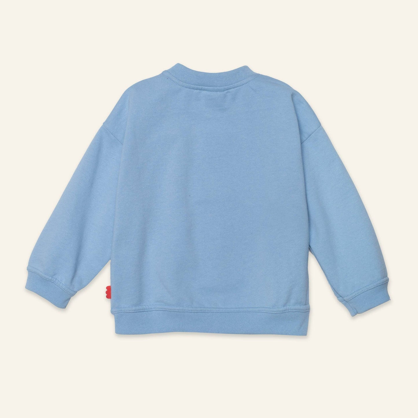 Recycled Cotton Frenchie Kid Sweatshirt: Placid Blue