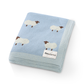 Bleu La La - 100% Luxury Cotton Receiving Swaddle Baby Blanket - Sheep: Ivory