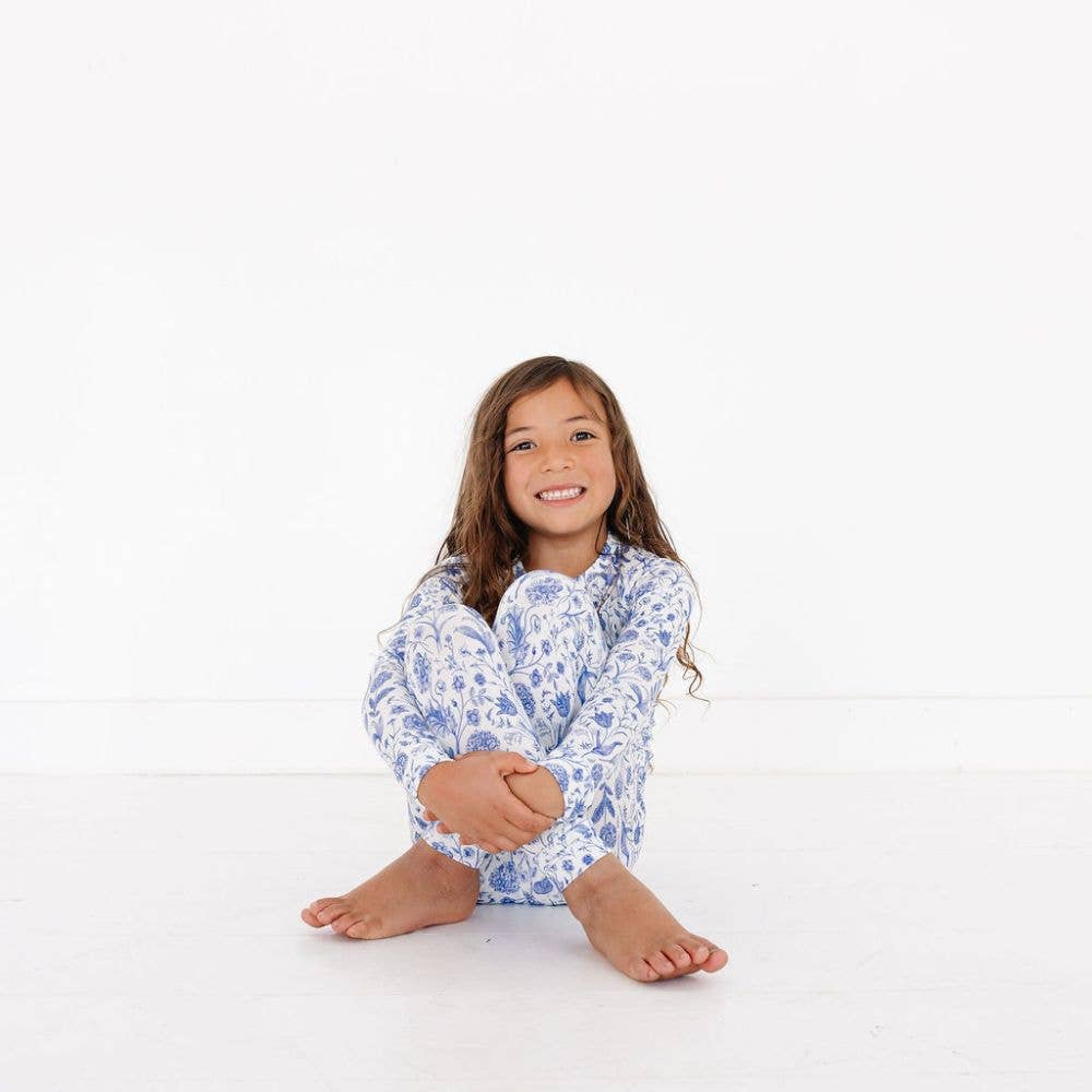 Porcelain Vine Bamboo Toddler Pajama Set