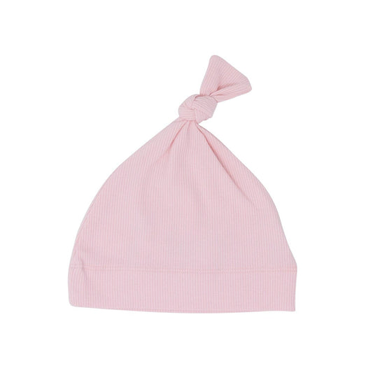 Knot Hat Baby Pink Rib: Perfect Pink Ribbed / OS