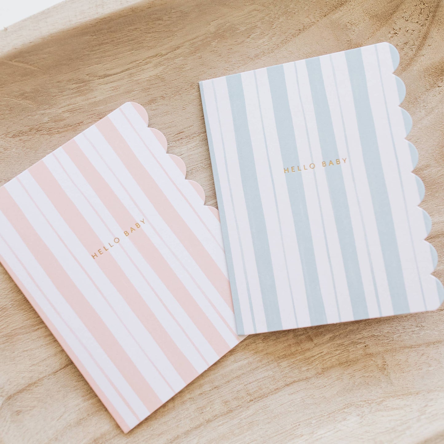 Baby Stripes Blue Card