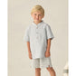 Mason Shirt || Heathered Light Blue