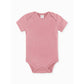 Classic Short Sleeve Bodysuit: White